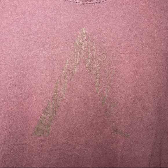 Arc'teryx Women's Burgundy graphic basic outdoor 100% cotton T-shirt in size XL - Picture 3 of 8